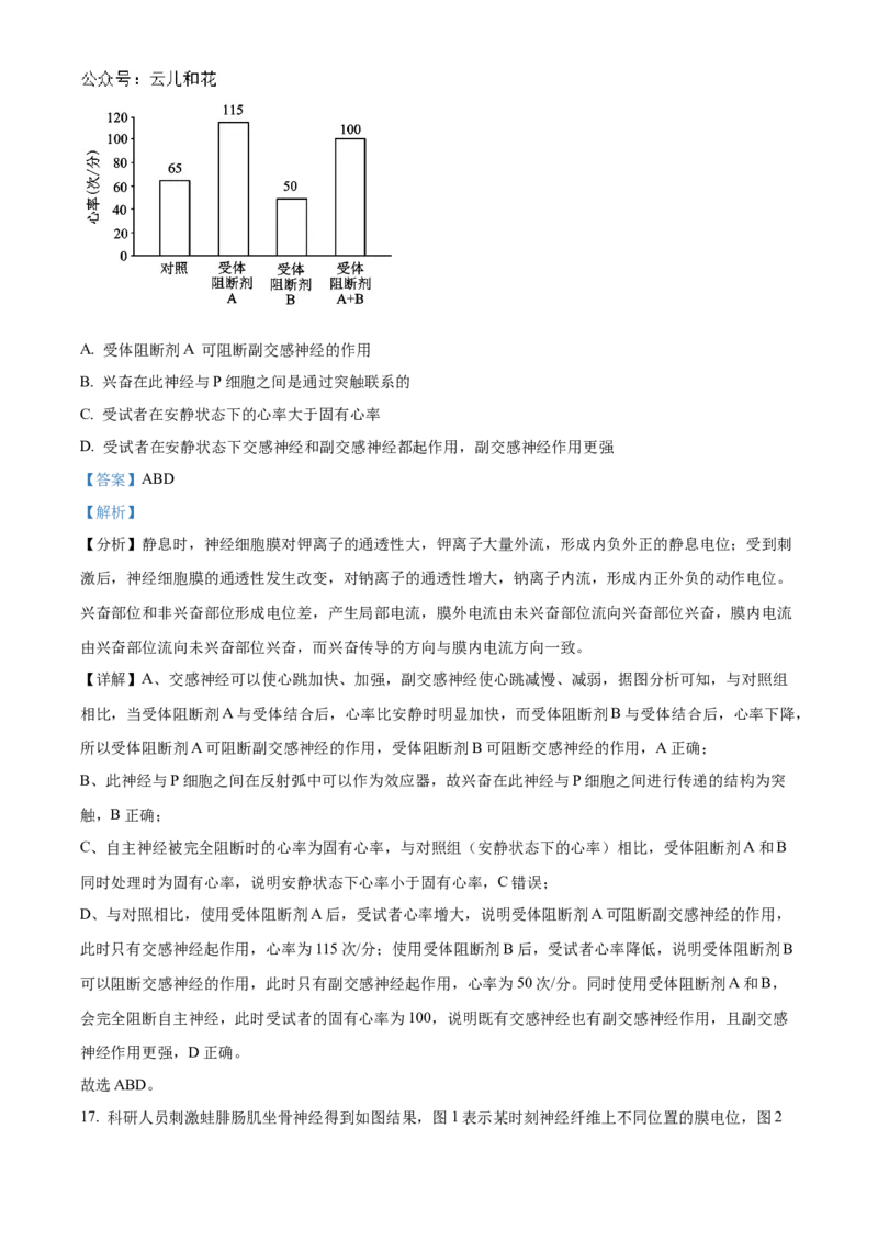 山东省聊城市2024-2025学年高二上学期11月期中生物试题Word版含解析_2024-2025高二（7-7月题库）_2024年12月试卷_1202山东省聊城市2024-2025学年高二上学期11月期中考试