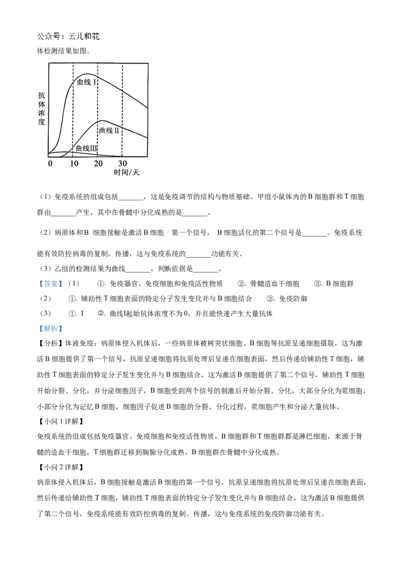 山东省聊城市2024-2025学年高二上学期11月期中生物试题Word版含解析_2024-2025高二（7-7月题库）_2024年12月试卷_1202山东省聊城市2024-2025学年高二上学期11月期中考试