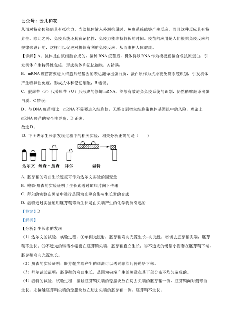 山东省聊城市2024-2025学年高二上学期11月期中生物试题Word版含解析_2024-2025高二（7-7月题库）_2024年12月试卷_1202山东省聊城市2024-2025学年高二上学期11月期中考试