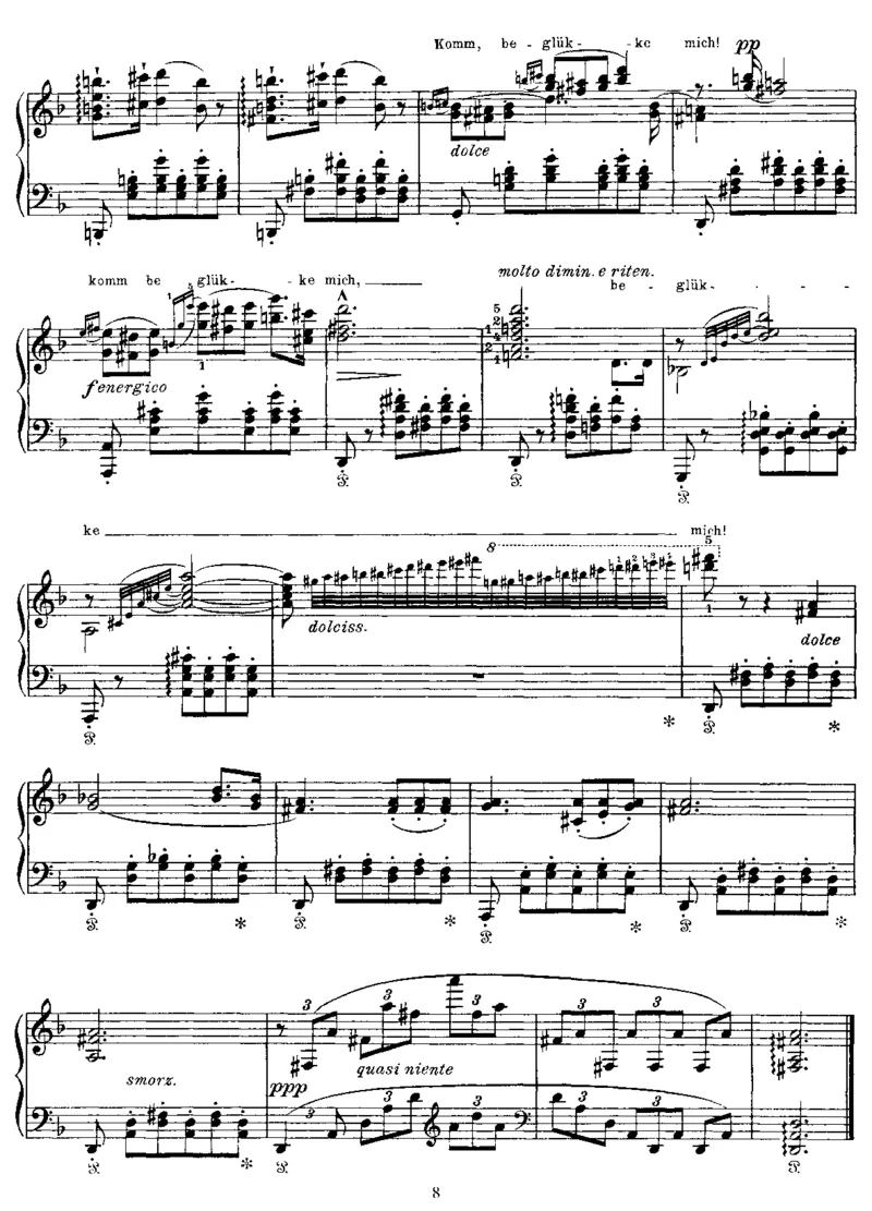 Standchen(Schubert)_一万首著名钢琴曲谱哈农贝多芬合集视频教学电子版高清无水印可打印_1古典钢琴知名音乐家谱_李斯特钢琴谱全集_改编舒伯特