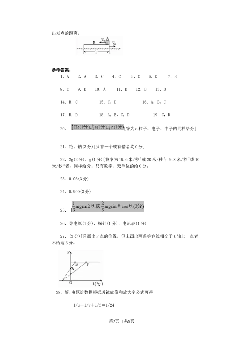1992年青海高考物理真题及答案_zz20高中真题试卷_物理高考真题试卷_旧1990-2007&middot;高考物理真题_1990-2007&middot;高考物理真题&middot;word_青海