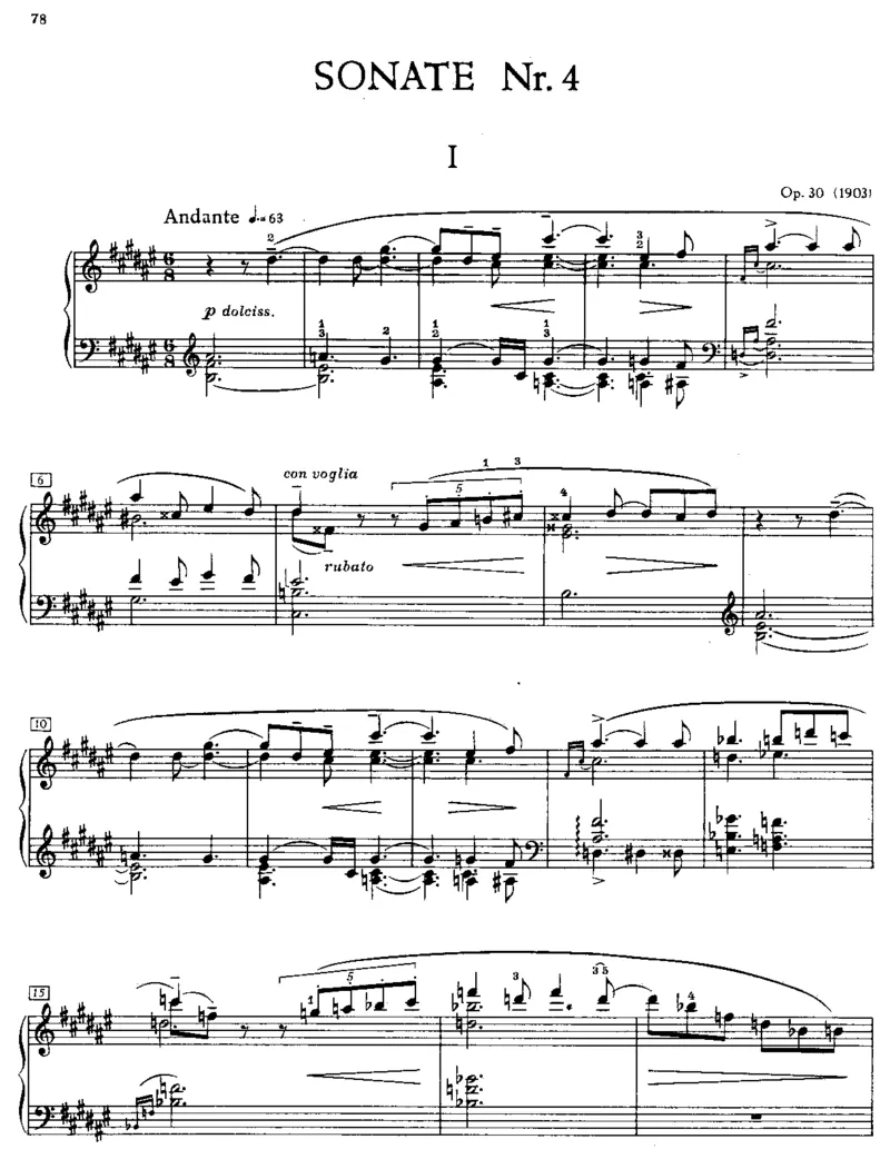 PianoSonataNo4inF#,Op30_一万首著名钢琴曲谱哈农贝多芬合集视频教学电子版高清无水印可打印_1古典钢琴知名音乐家谱_斯克里亚宾钢琴谱全集_奏鸣曲