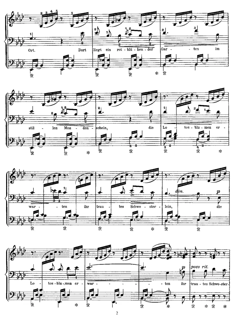 OnWingsofSong(Mendelssohn)_一万首著名钢琴曲谱哈农贝多芬合集视频教学电子版高清无水印可打印_1古典钢琴知名音乐家谱_李斯特钢琴谱全集_改编其他人