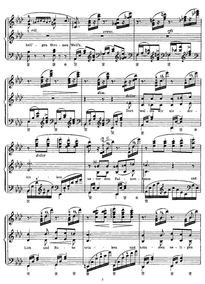 OnWingsofSong(Mendelssohn)_一万首著名钢琴曲谱哈农贝多芬合集视频教学电子版高清无水印可打印_1古典钢琴知名音乐家谱_李斯特钢琴谱全集_改编其他人