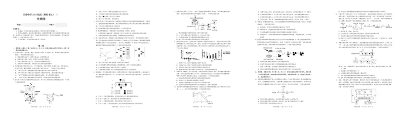 生物-1_2024年2月_01每日更新_26号_2024届湖南省长沙市长郡中学高三一模_2024届湖南省长沙市长郡中学高三一模生物
