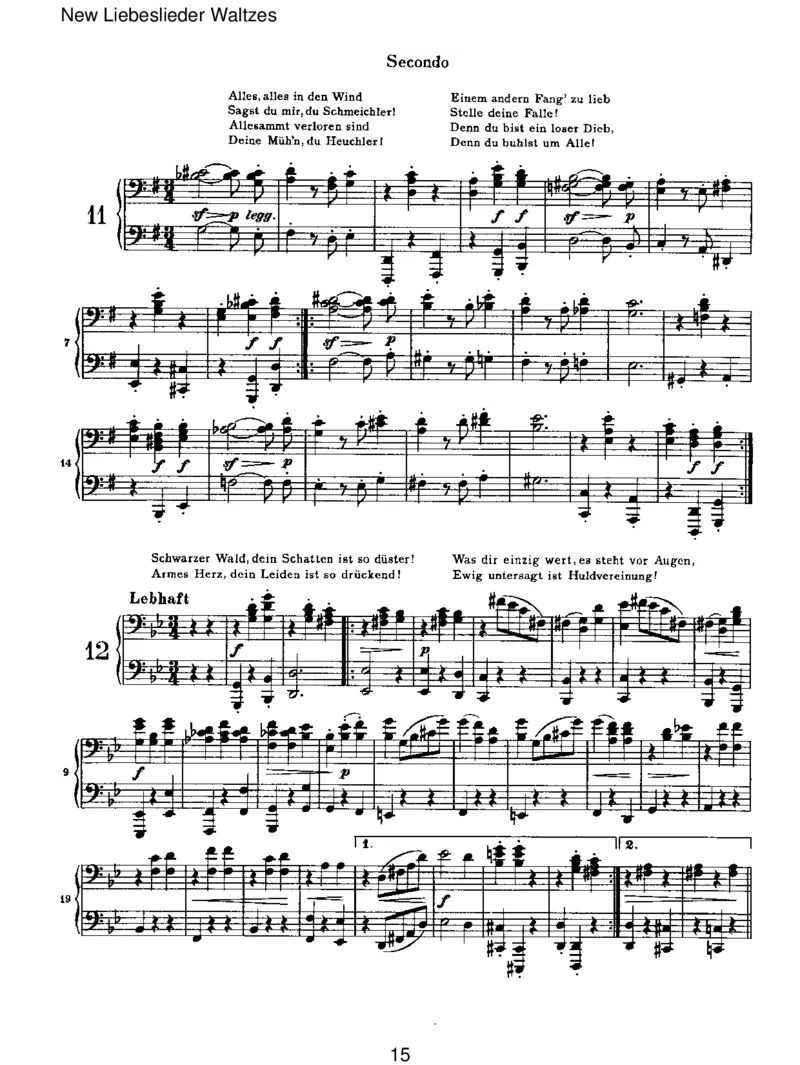 NewLiebesliederWaltzes_一万首著名钢琴曲谱哈农贝多芬合集视频教学电子版高清无水印可打印_1古典钢琴知名音乐家谱_勃拉姆斯钢琴谱全集_VI.PianoWorksforFourHands