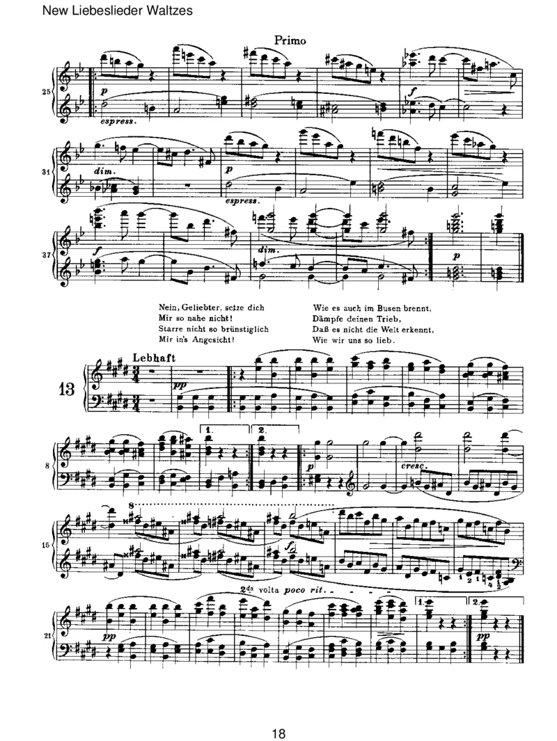 NewLiebesliederWaltzes_一万首著名钢琴曲谱哈农贝多芬合集视频教学电子版高清无水印可打印_1古典钢琴知名音乐家谱_勃拉姆斯钢琴谱全集_VI.PianoWorksforFourHands