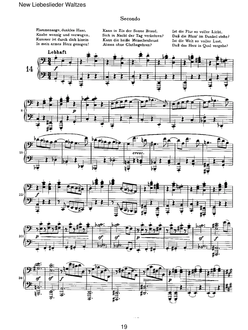 NewLiebesliederWaltzes_一万首著名钢琴曲谱哈农贝多芬合集视频教学电子版高清无水印可打印_1古典钢琴知名音乐家谱_勃拉姆斯钢琴谱全集_VI.PianoWorksforFourHands