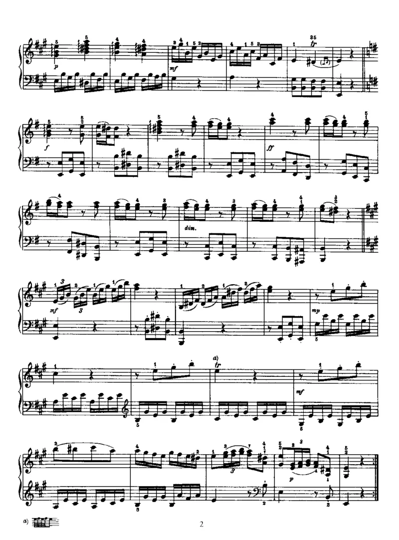 PianoSonataNo5inA_NoRestriction_一万首著名钢琴曲谱哈农贝多芬合集视频教学电子版高清无水印可打印_1古典钢琴知名音乐家谱_海顿钢琴谱全集_奏鸣曲