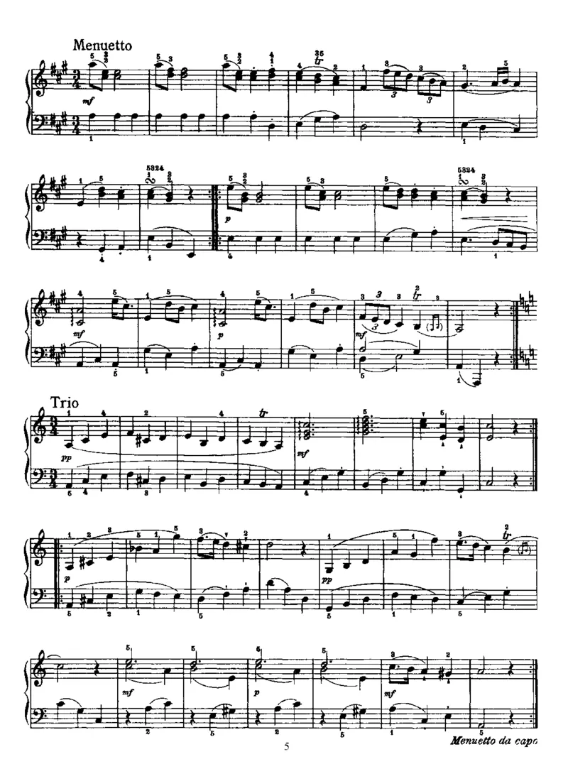 PianoSonataNo5inA_NoRestriction_一万首著名钢琴曲谱哈农贝多芬合集视频教学电子版高清无水印可打印_1古典钢琴知名音乐家谱_海顿钢琴谱全集_奏鸣曲