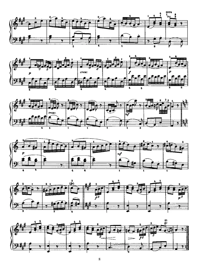 PianoSonataNo5inA_NoRestriction_一万首著名钢琴曲谱哈农贝多芬合集视频教学电子版高清无水印可打印_1古典钢琴知名音乐家谱_海顿钢琴谱全集_奏鸣曲