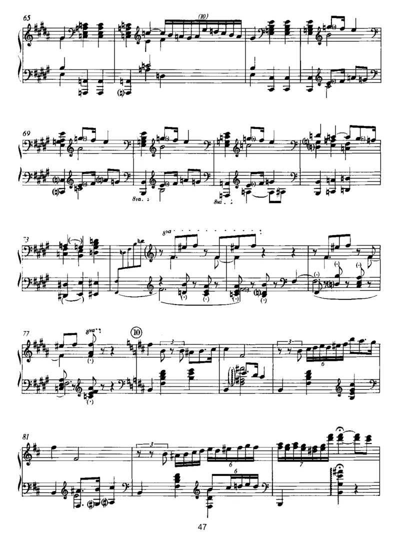 PianoSonataineb(1889)_一万首著名钢琴曲谱哈农贝多芬合集视频教学电子版高清无水印可打印_1古典钢琴知名音乐家谱_斯克里亚宾钢琴谱全集_奏鸣曲