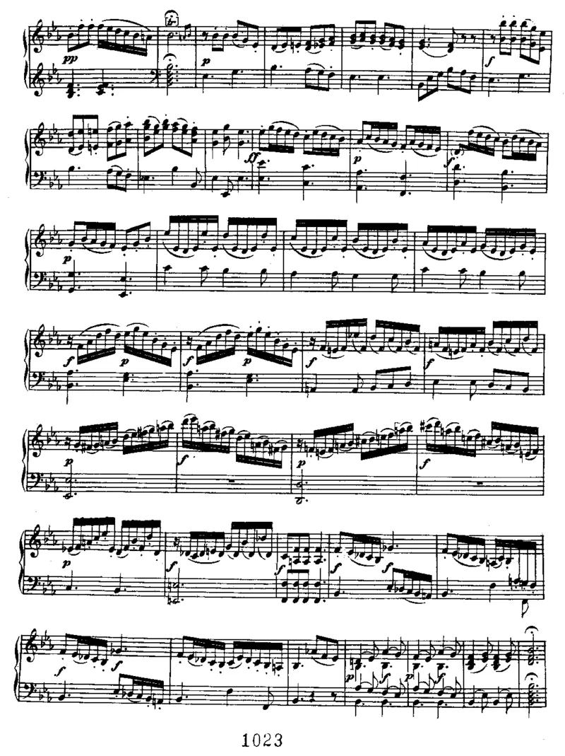 SonatinainEb_一万首著名钢琴曲谱哈农贝多芬合集视频教学电子版高清无水印可打印_1古典钢琴知名音乐家谱_贝多芬钢琴谱全集_小奏鸣曲