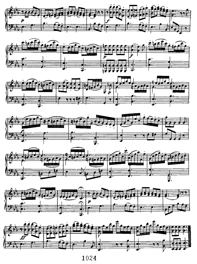 SonatinainEb_一万首著名钢琴曲谱哈农贝多芬合集视频教学电子版高清无水印可打印_1古典钢琴知名音乐家谱_贝多芬钢琴谱全集_小奏鸣曲