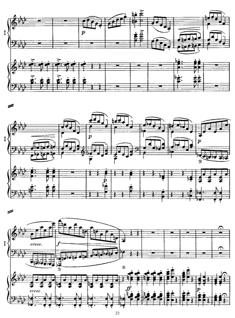 WandererFantasy(Schubert)(2Piano)_一万首著名钢琴曲谱哈农贝多芬合集视频教学电子版高清无水印可打印_1古典钢琴知名音乐家谱_李斯特钢琴谱全集_钢琴与乐队作品