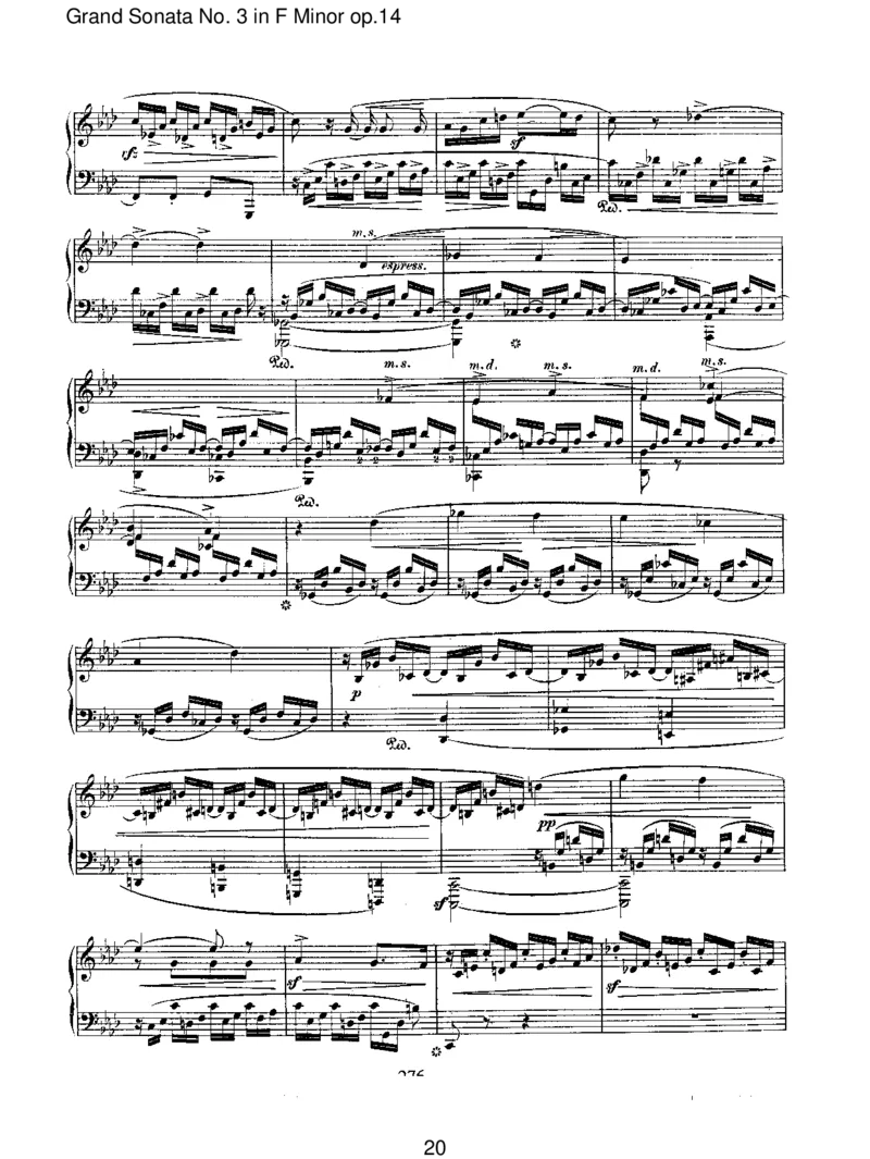GrandSonataNo.3inFMinorop.14_一万首著名钢琴曲谱哈农贝多芬合集视频教学电子版高清无水印可打印_1古典钢琴知名音乐家谱_舒曼钢琴谱全集_RobertSchumann罗伯特&middot;舒曼(1810-1856)