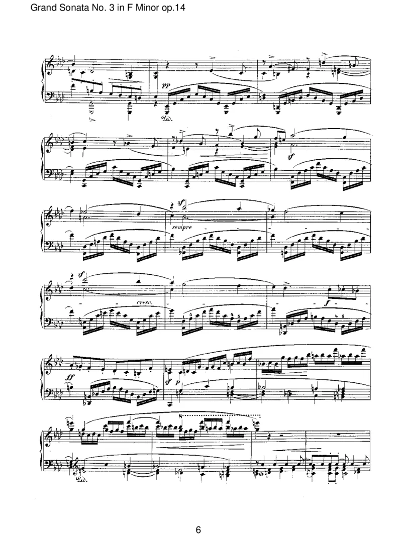 GrandSonataNo.3inFMinorop.14_一万首著名钢琴曲谱哈农贝多芬合集视频教学电子版高清无水印可打印_1古典钢琴知名音乐家谱_舒曼钢琴谱全集_RobertSchumann罗伯特&middot;舒曼(1810-1856)