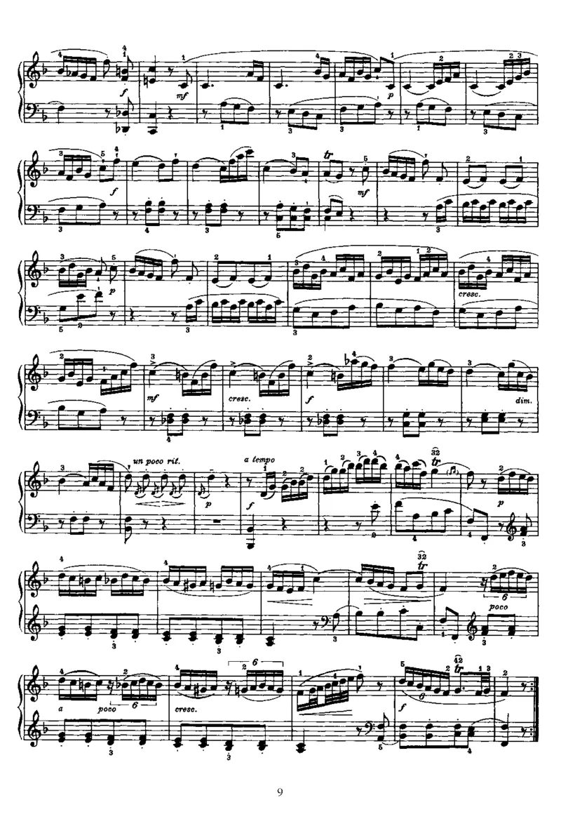 PianoSonataNo47inF_NoRestriction_一万首著名钢琴曲谱哈农贝多芬合集视频教学电子版高清无水印可打印_1古典钢琴知名音乐家谱_海顿钢琴谱全集_奏鸣曲