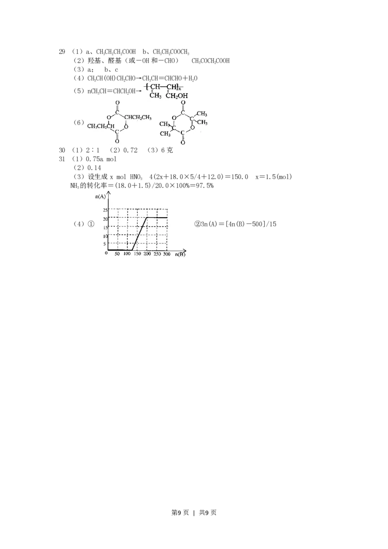 2006年上海高考化学真题及答案_化学高考真题试卷_旧1990-2007&middot;高考化学真题_1990-2007&middot;高考化学真题&middot;PDF_上海