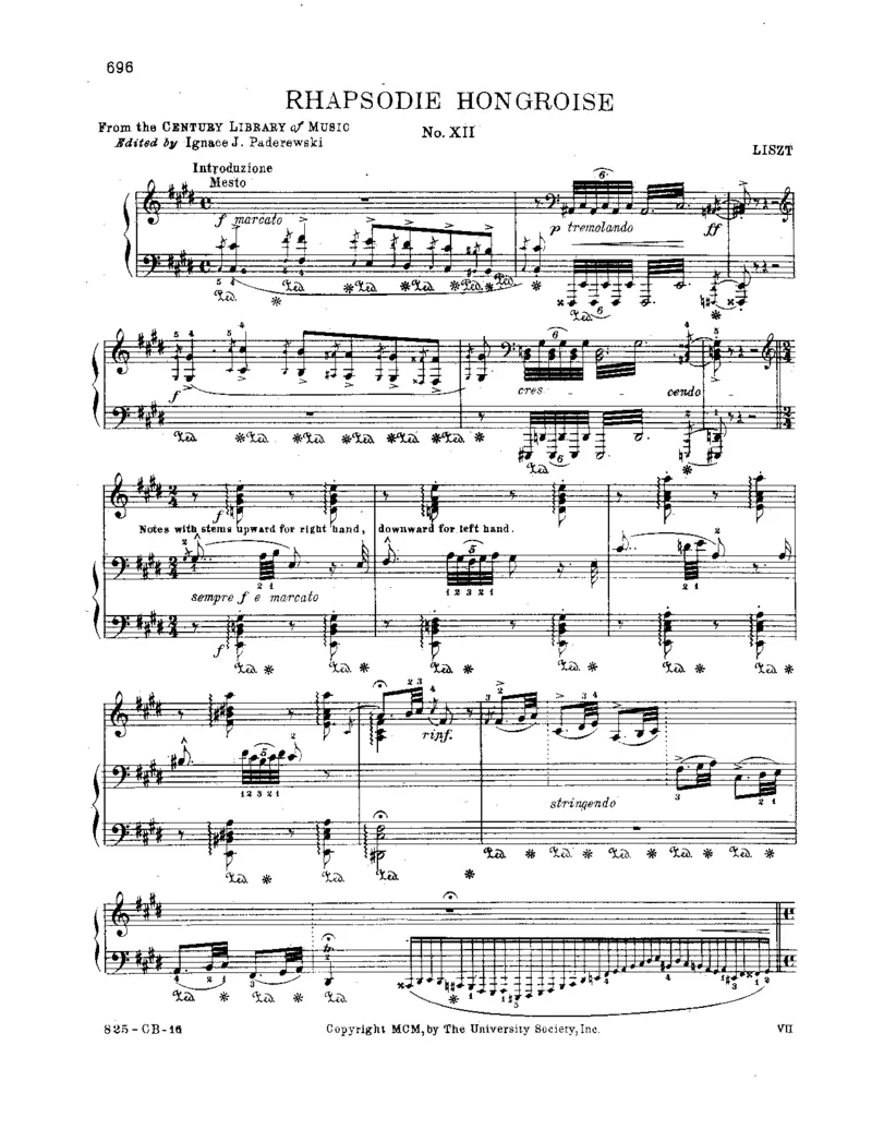 Liszt-RhapsodiesHongroisesNo[1].12_一万首著名钢琴曲谱哈农贝多芬合集视频教学电子版高清无水印可打印_1古典钢琴知名音乐家谱_李斯特钢琴谱全集_李斯特匈牙利狂想曲全集曲谱