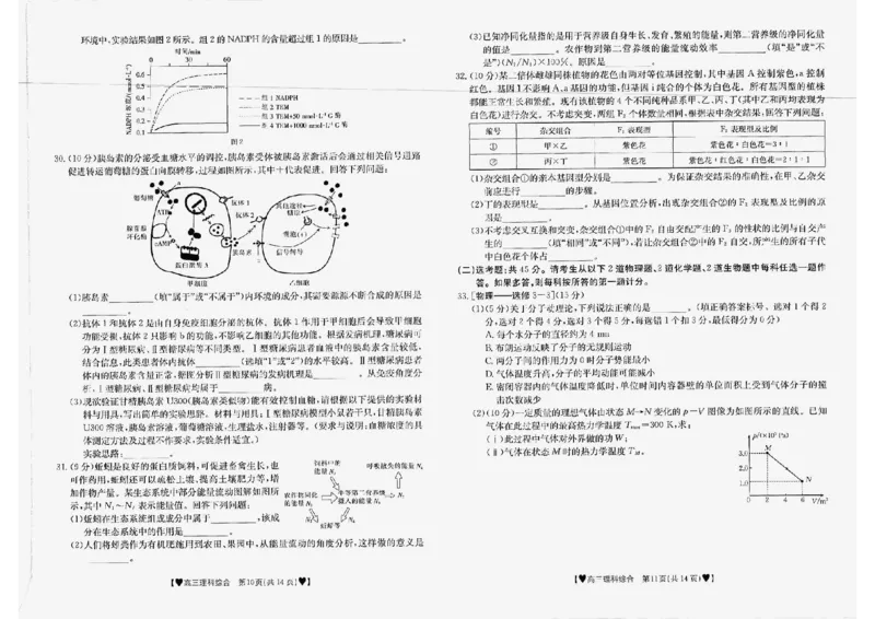 理综1-2_2024年2月_01每日更新_03号_2024届四川省高三1月金太阳联考（264C❤)_四川省2024届高三1月金太阳联考（264C❤)理综