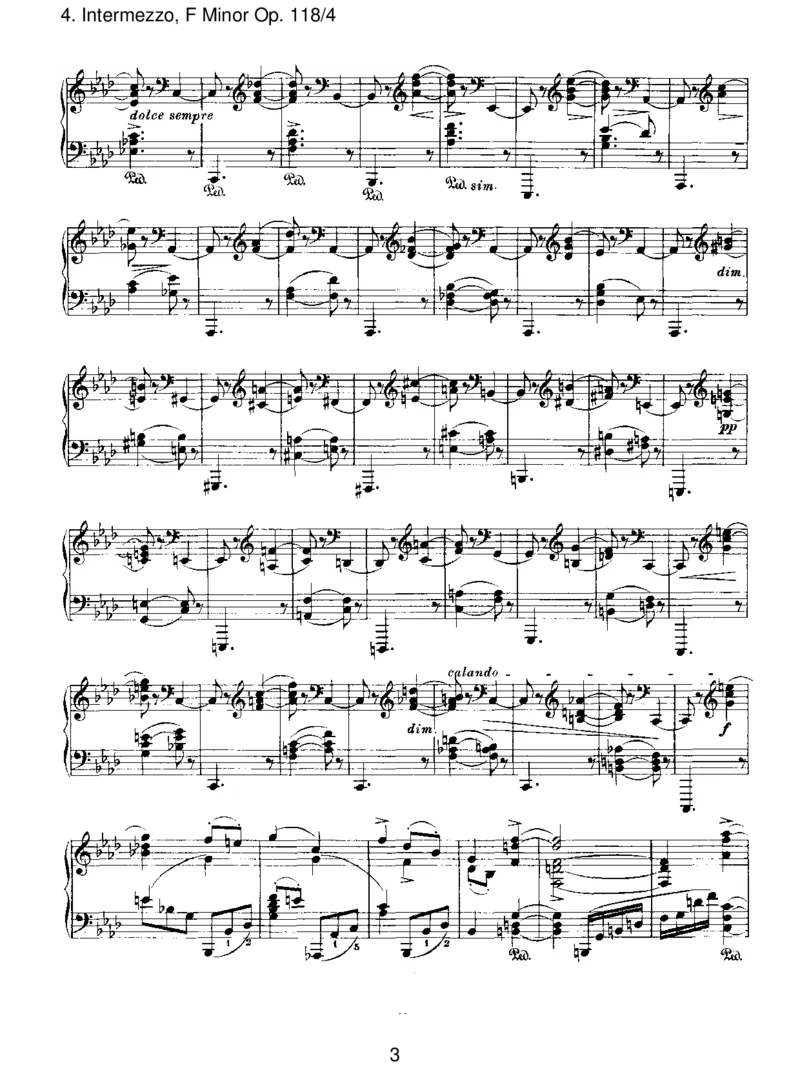 Intermezzo,FMinorOp.118_4_一万首著名钢琴曲谱哈农贝多芬合集视频教学电子版高清无水印可打印_1古典钢琴知名音乐家谱_勃拉姆斯钢琴谱全集_III.ShorterWorks_SixPianoPiecesOp.118