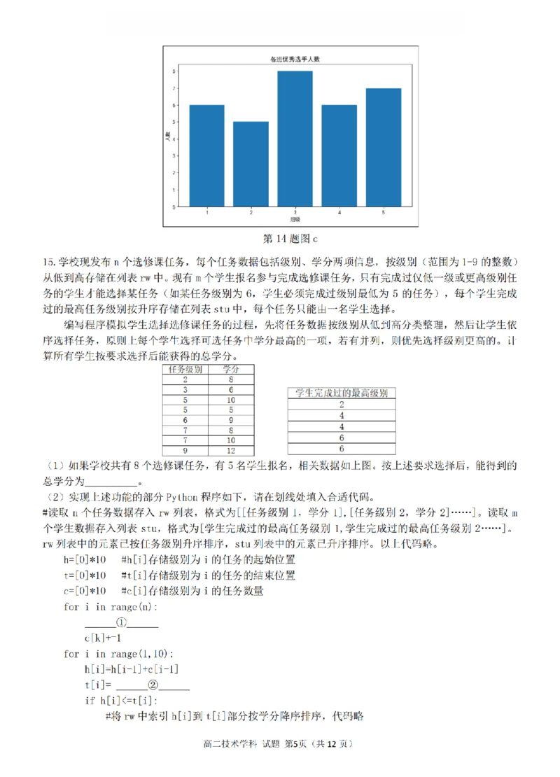 技术卷-2511高二G5联盟_251210浙江省G5联盟2025-2026学年高二上学期11月期中考试（全）_浙江省G5联盟2025-2026学年高二上学期11月期中考试技术试题含答案