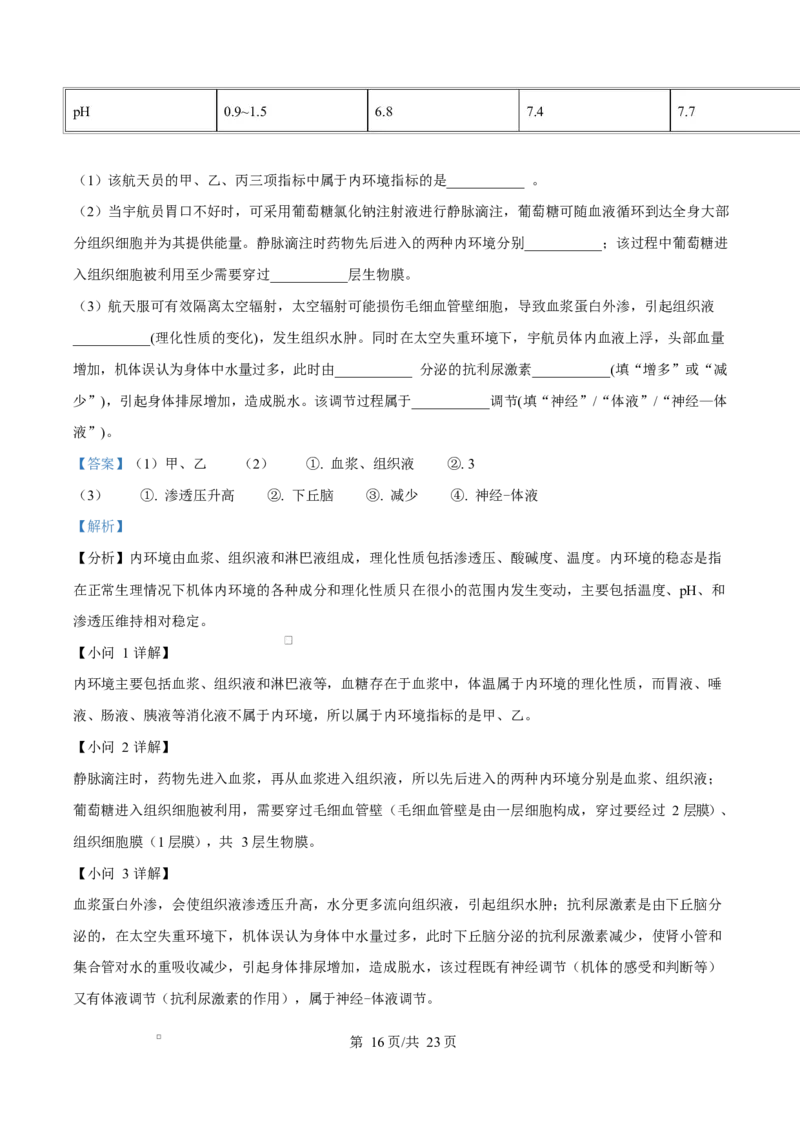 四川省成都外国语学校2025-2026学年高二上学期12月月考生物试题Word版含解析_2024-2025高二（7-7月题库）_2026年1月高二_260107四川省成都外国语学校2025-2026学年高二上学期12月月考
