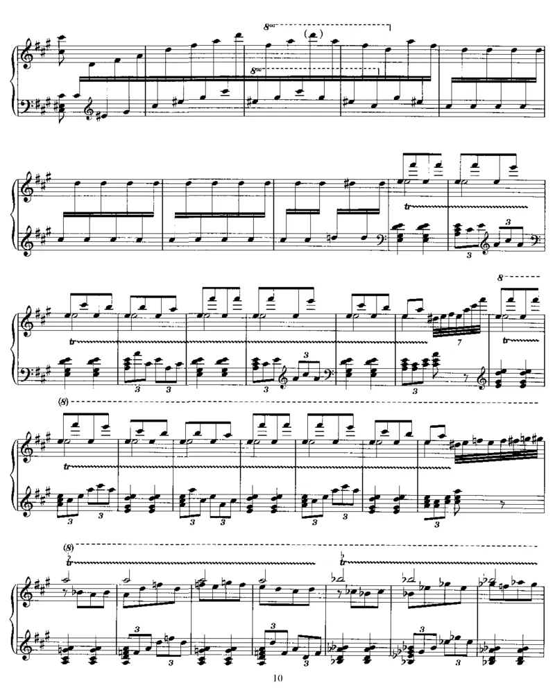 Galopina_一万首著名钢琴曲谱哈农贝多芬合集视频教学电子版高清无水印可打印_1古典钢琴知名音乐家谱_李斯特钢琴谱全集_其他作品