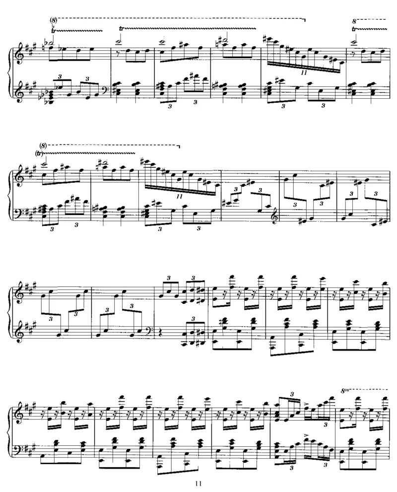 Galopina_一万首著名钢琴曲谱哈农贝多芬合集视频教学电子版高清无水印可打印_1古典钢琴知名音乐家谱_李斯特钢琴谱全集_其他作品