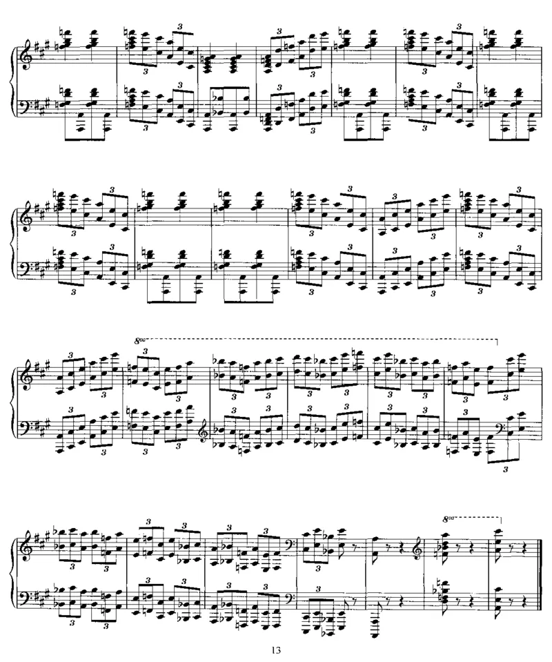 Galopina_一万首著名钢琴曲谱哈农贝多芬合集视频教学电子版高清无水印可打印_1古典钢琴知名音乐家谱_李斯特钢琴谱全集_其他作品