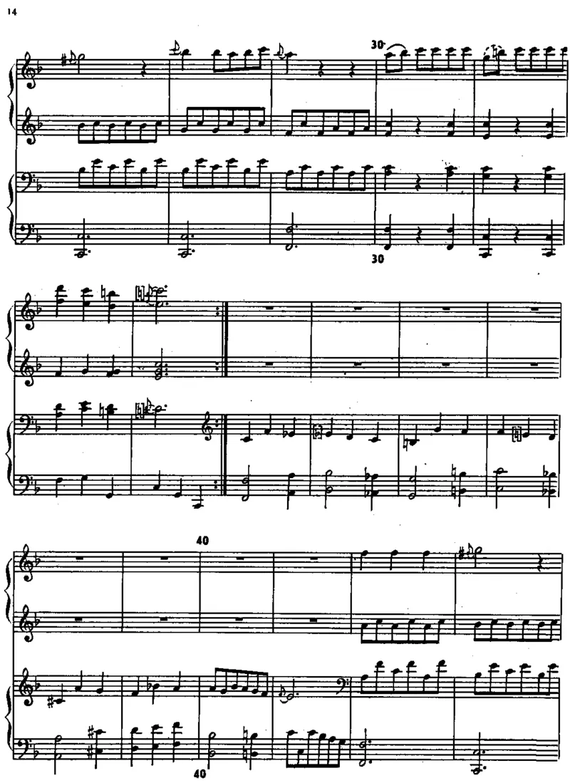 SonatainC,K19(4Hands)_一万首著名钢琴曲谱哈农贝多芬合集视频教学电子版高清无水印可打印_1古典钢琴知名音乐家谱_莫扎特钢琴谱全集_0312095926_四手联弹