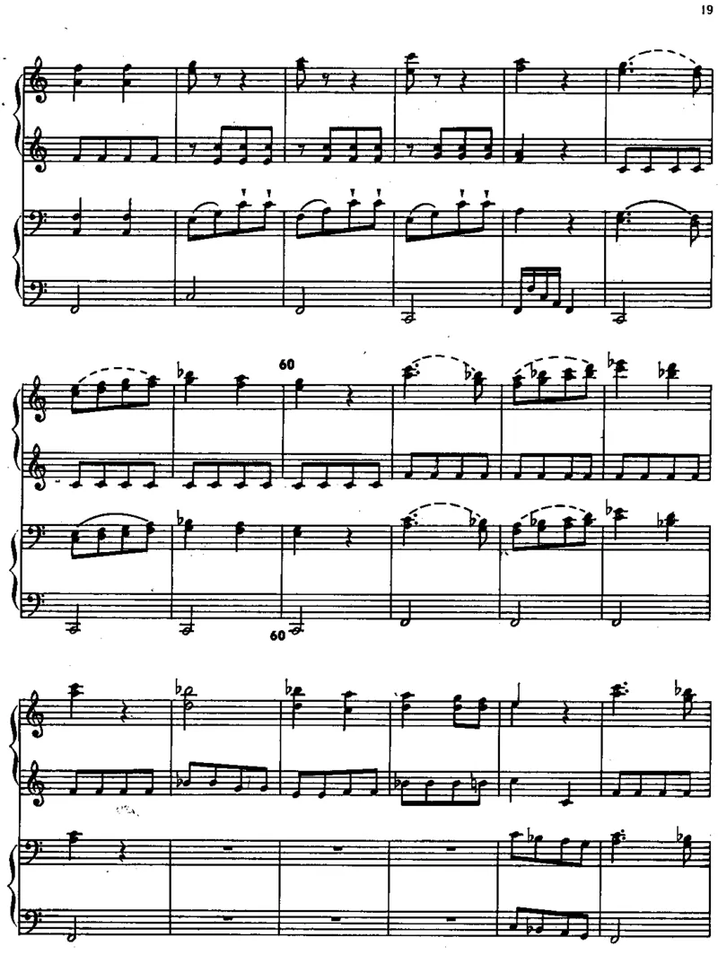 SonatainC,K19(4Hands)_一万首著名钢琴曲谱哈农贝多芬合集视频教学电子版高清无水印可打印_1古典钢琴知名音乐家谱_莫扎特钢琴谱全集_0312095926_四手联弹