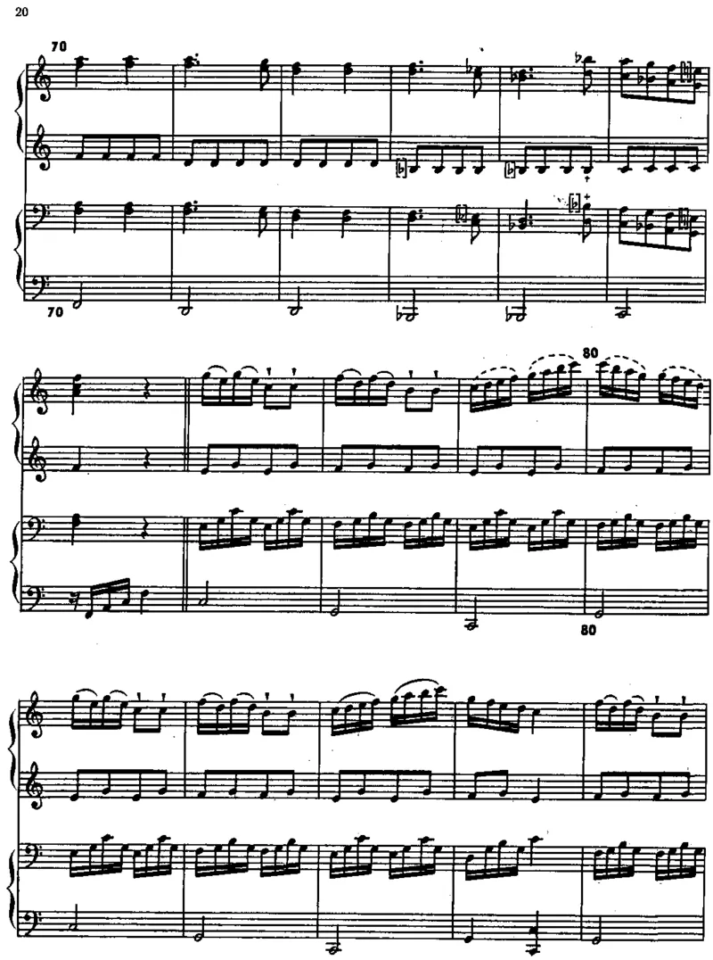 SonatainC,K19(4Hands)_一万首著名钢琴曲谱哈农贝多芬合集视频教学电子版高清无水印可打印_1古典钢琴知名音乐家谱_莫扎特钢琴谱全集_0312095926_四手联弹