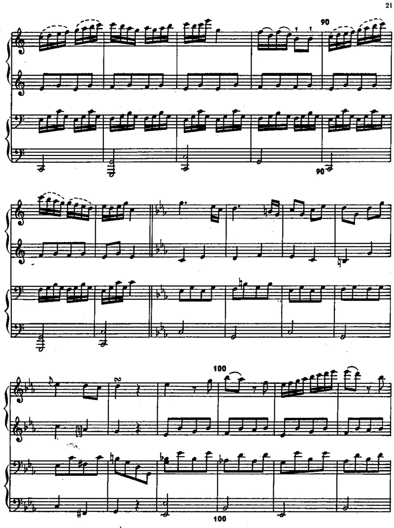 SonatainC,K19(4Hands)_一万首著名钢琴曲谱哈农贝多芬合集视频教学电子版高清无水印可打印_1古典钢琴知名音乐家谱_莫扎特钢琴谱全集_0312095926_四手联弹