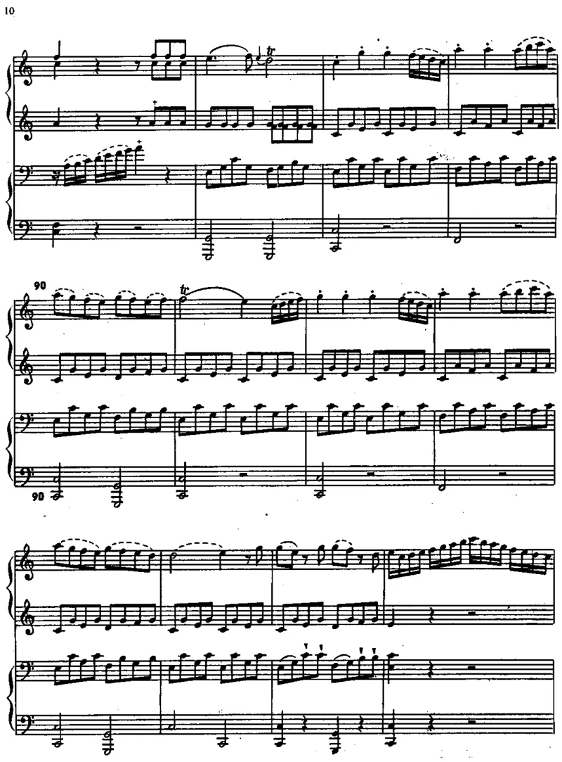 SonatainC,K19(4Hands)_一万首著名钢琴曲谱哈农贝多芬合集视频教学电子版高清无水印可打印_1古典钢琴知名音乐家谱_莫扎特钢琴谱全集_0312095926_四手联弹