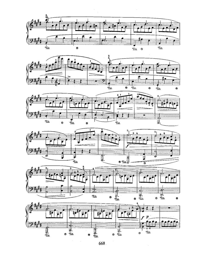 ScherzoNo4inE,Op54_NoRestriction_一万首著名钢琴曲谱哈农贝多芬合集视频教学电子版高清无水印可打印_1古典钢琴知名音乐家谱_肖邦钢琴谱全集_谐谑曲