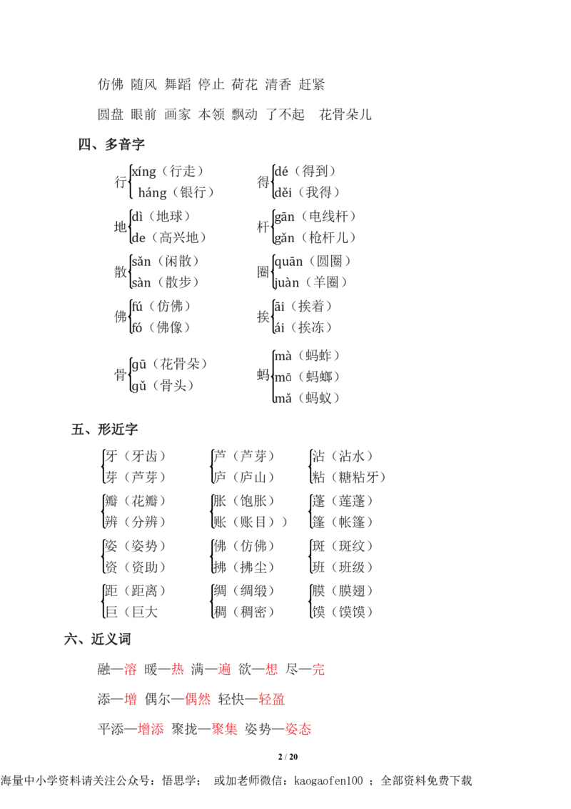 三年级下册-语文期中复习知识要点_PDF密码解除_小学1-6年级全部试卷_语文_三年级_3-8-2、小学三年级语文下册_3-8-2-1、学习资料、复习、知识点、归纳汇总_通用