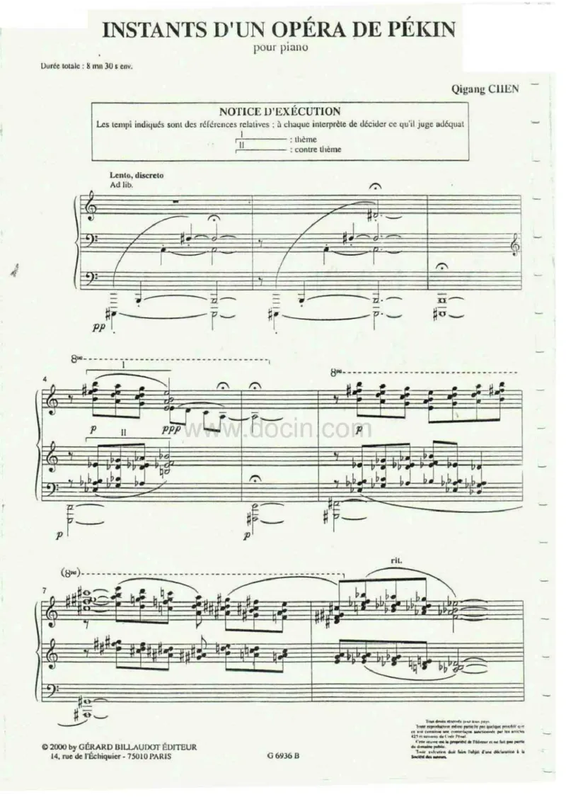 [陈其钢：京剧瞬间钢琴谱]_-_Instants_d_un_Opera_de_Pekin_一万首著名钢琴曲谱哈农贝多芬合集视频教学电子版高清无水印可打印_04中国乐曲钢琴谱合集_中国乐曲钢琴谱