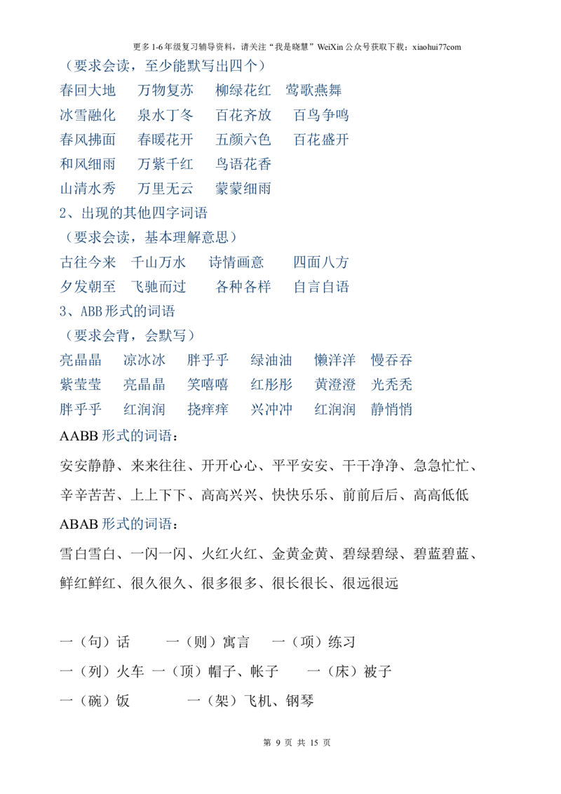一年级上册语文复习提纲复习资料_小学1-6年级全部试卷_语文_一年级_3-6-1、小学一年级语文上册_3-6-1-1、复习、知识点、归纳汇总_通用