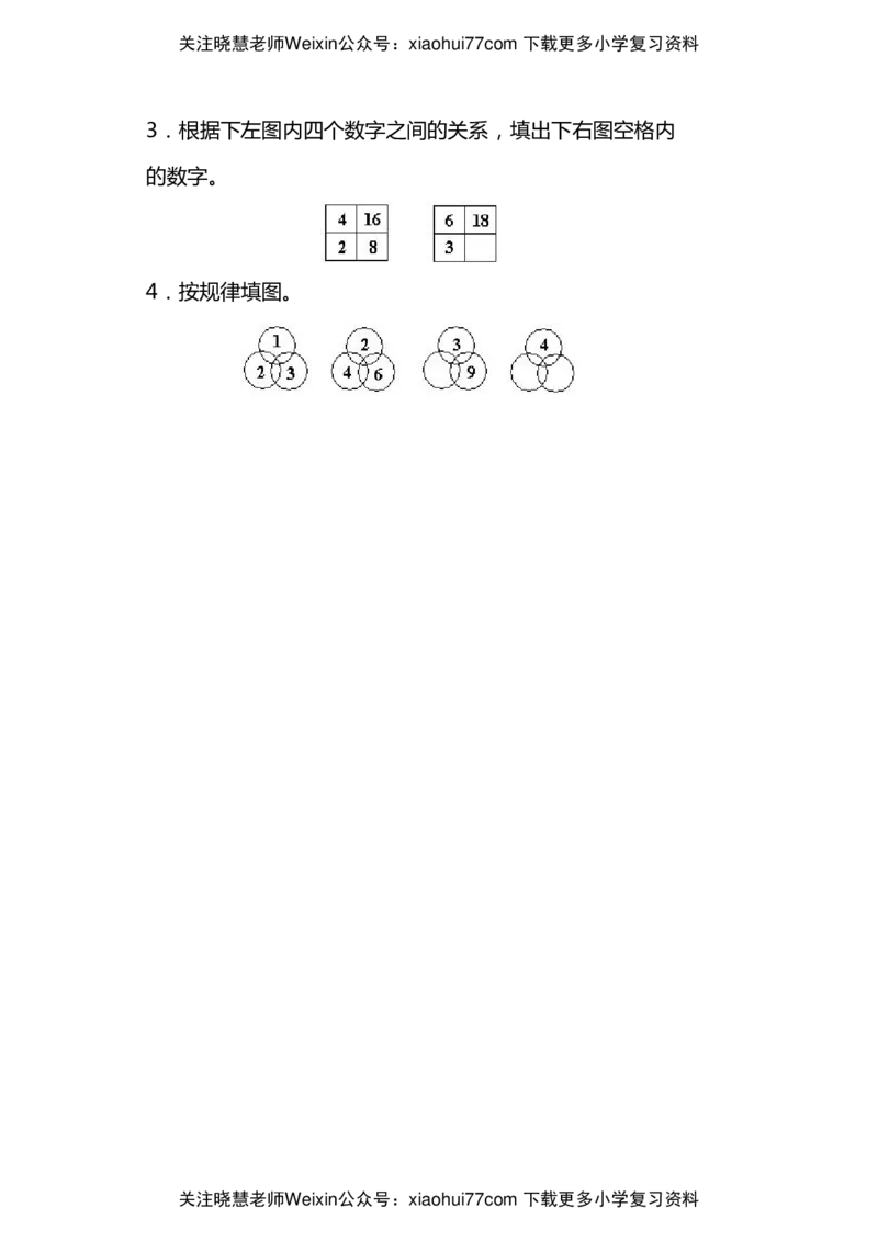 二年级数学上册规律专题_小学1-6年级全部试卷_数学_二年级_3-7-3、小学二年级数学上册_3-7-3-2、练习题、作业、试题、试卷_通用