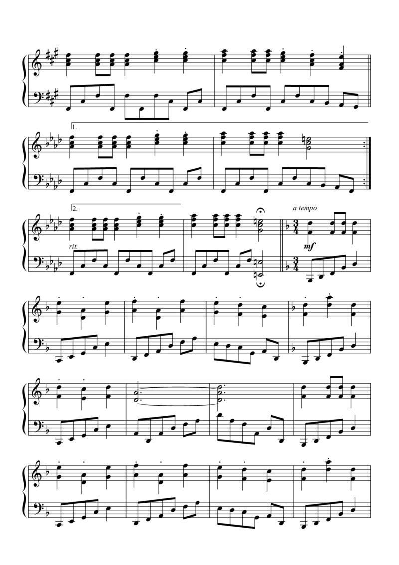 [理想～Whatisright][normal][4]_一万首著名钢琴曲谱哈农贝多芬合集视频教学电子版高清无水印可打印_05动漫游戏钢琴谱合集_日系东方Project钢琴谱全集_东方project钢琴谱_12　業火マントル