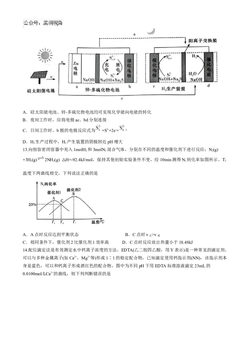 湖南省长沙市第一中学2024-2025学年高三上学期月考卷（二）化学（含答案）_2024-2025高三（6-6月题库）_2024年10月试卷_1024湖南省长沙市第一中学2024-2025学年高三上学期月考卷（二）