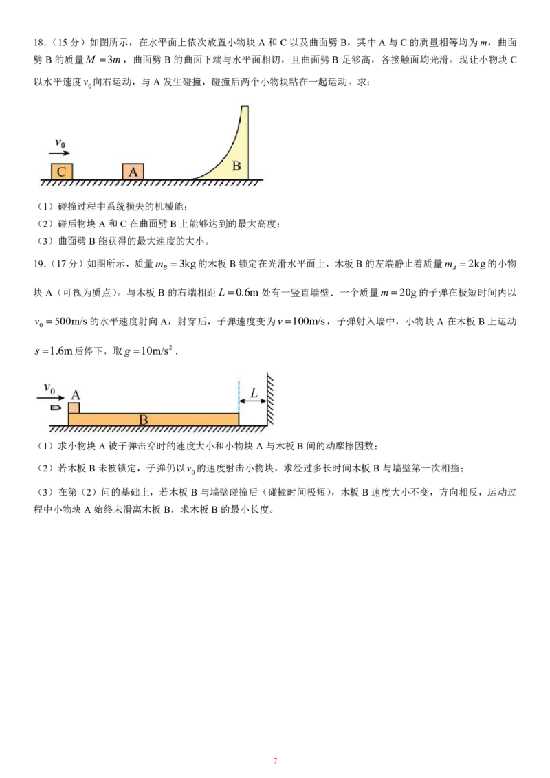黑龙江省哈尔滨师范大学附属中学2024-2025学年高二上学期期中考试物理PDF版含答案（可编辑）_2024-2025高二（7-7月题库）_2024年12月试卷