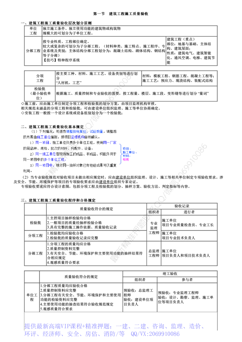 WM_质量控制篇06-第01讲　建设工程施工质量验收和保修_监理工程师_2025监理工程师_2025年监理工程师-各大机构_2025年监理-土建目标_机构2-JG_04.考前串讲-李.娜_讲义