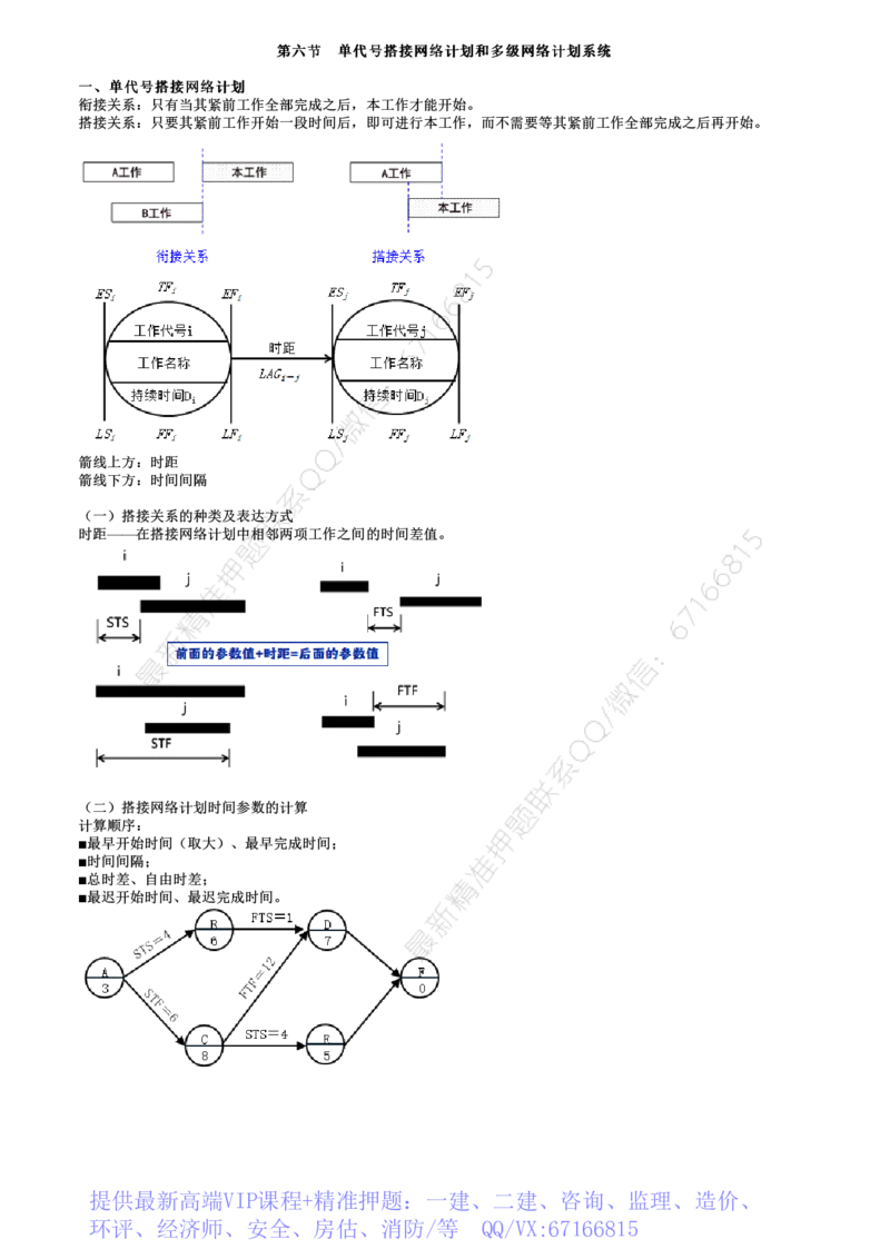 WM_进度03-第10讲　单代号搭接网络计划和多级网络计划系统_监理工程师_2025监理工程师_2025年监理工程师-各大机构_2025年监理-土建目标_机构2-JG_01.精讲班-李.娜_进度控制（土建）（2025）_讲义