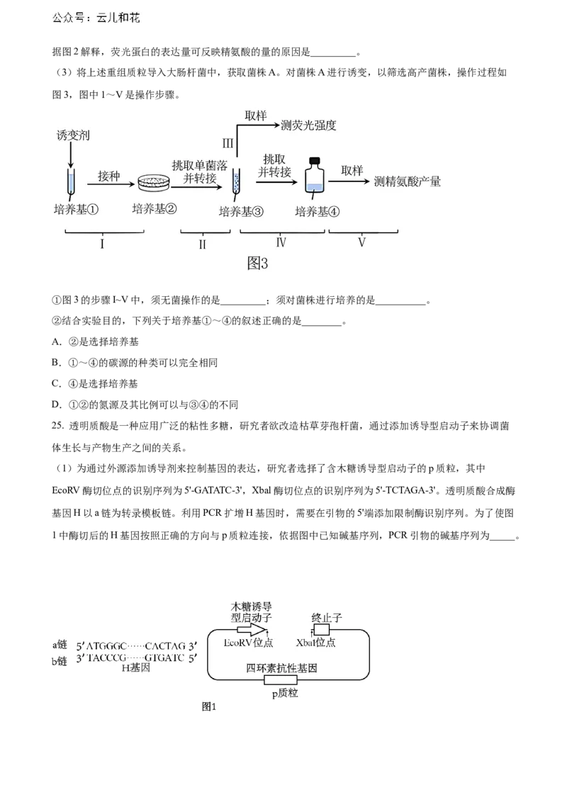 辽宁省锦州市2023-2024学年高二下学期期末考试生物Word版含解析_2024-2025高二（7-7月题库）_2024年07月试卷_0730辽宁省锦州市2023-2024学年高二下学期期末考试