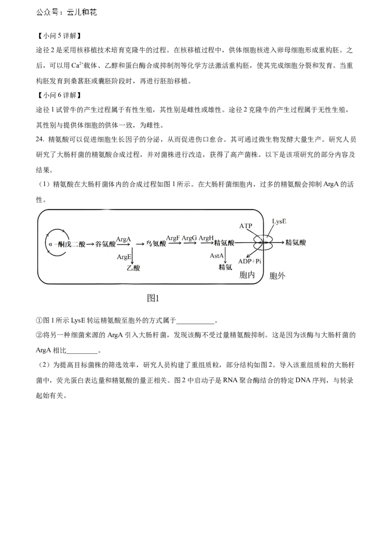 辽宁省锦州市2023-2024学年高二下学期期末考试生物Word版含解析_2024-2025高二（7-7月题库）_2024年07月试卷_0730辽宁省锦州市2023-2024学年高二下学期期末考试