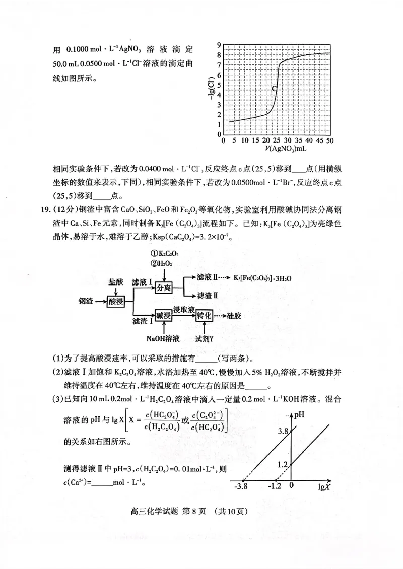 泰安市2026届高三上学期1月期末考试化学+答案_2024-2026高三（6-6月题库）_2026年01月高三试卷_0107山东省泰安市2026届高三上学期1月期末考试（全）