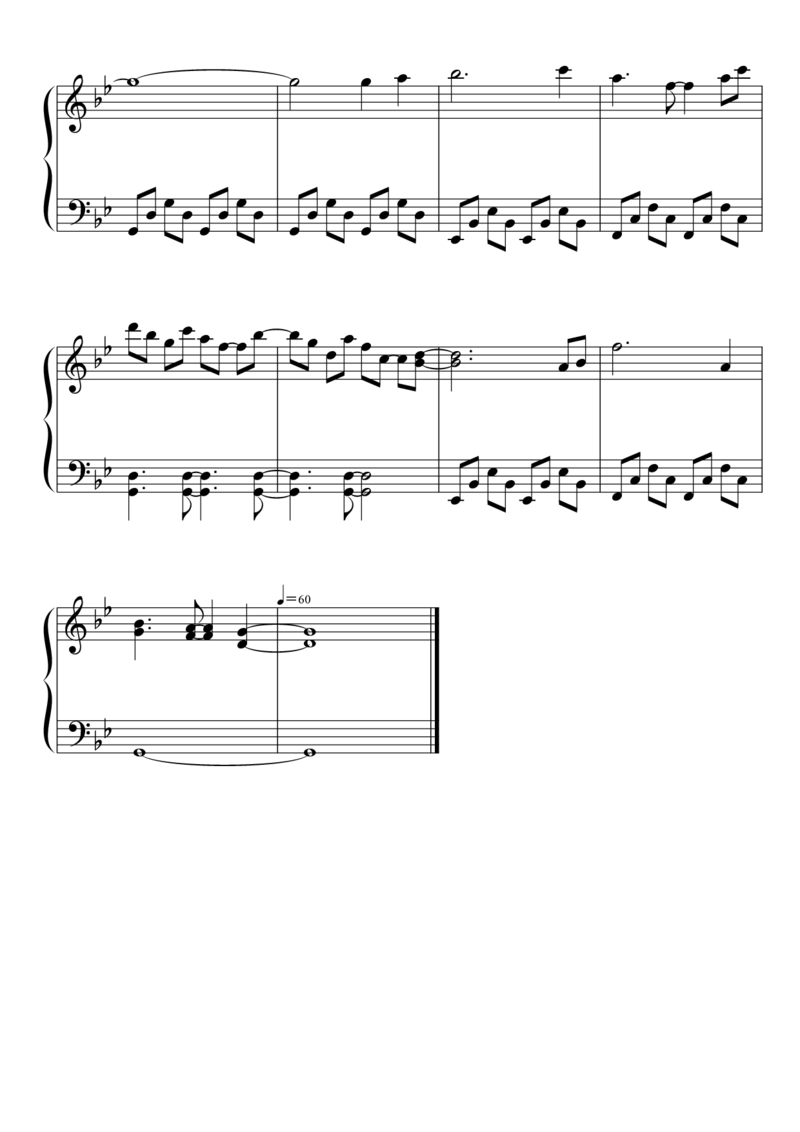 [東方ピアノEasyモード楽譜][easy][6]_一万首著名钢琴曲谱哈农贝多芬合集视频教学电子版高清无水印可打印_05动漫游戏钢琴谱合集_日系东方Project钢琴谱全集_东方project钢琴谱_954